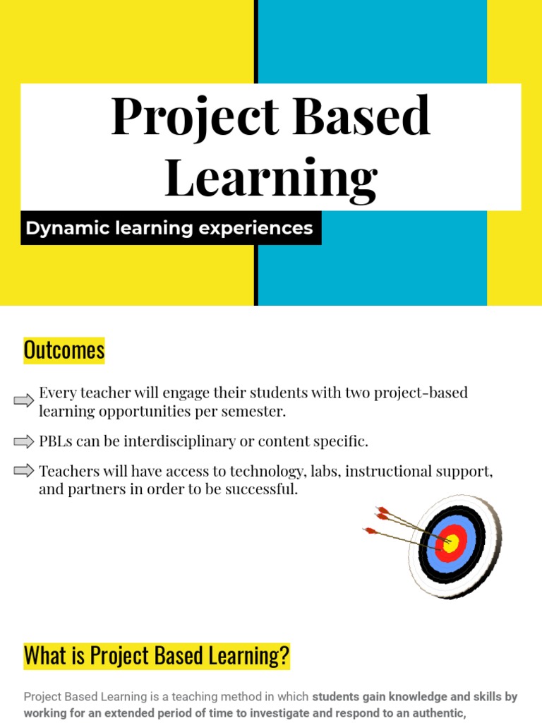 Project Based Learning | PDF | Project Based Learning | Education Theory