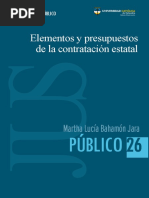 Elementos y Presupuestos de La Contratacion Estatal