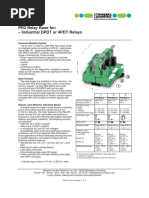 PR2 Relay Base For: - Industrial DPDT or 4PDT Relays: Universal Modular System