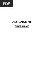 Cyber Crime Forensic Investigation