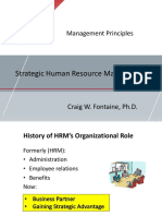 Strategic Human Resource Management