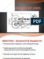 Drafting Alphabet of Lines