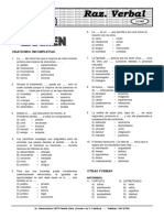 RV 5.2 PR Examen Oraciones Incompletas, Antónimos