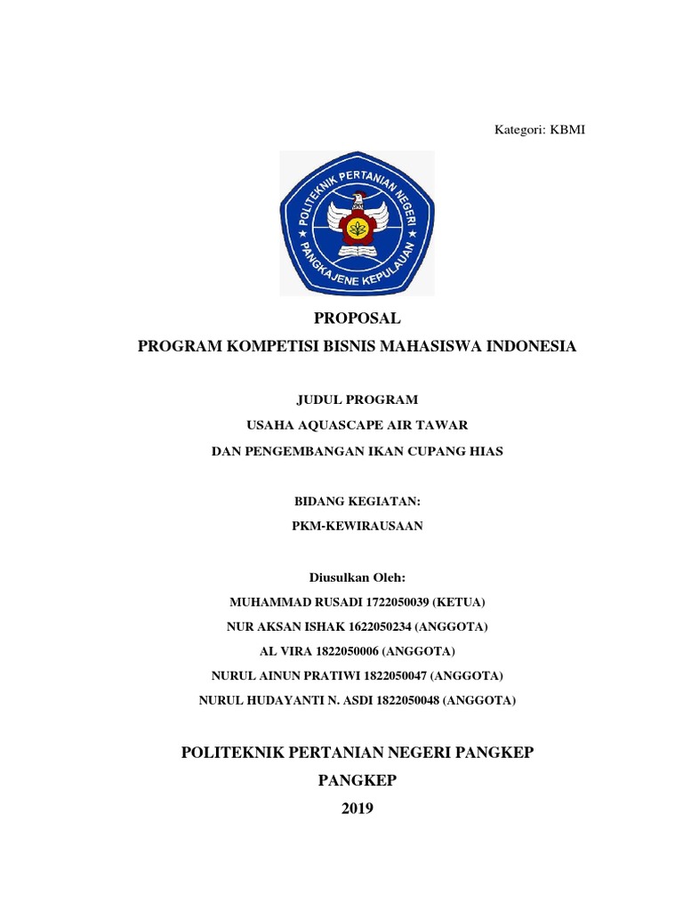 Proposal Aquascape 2 Contoh laporan pembuatan aquarium