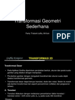 4 - Transformasi Geometri Sederhana