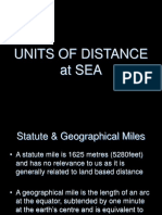 Units of Distance at Sea