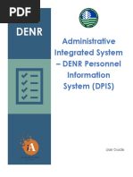 Denr Dpis User Guide