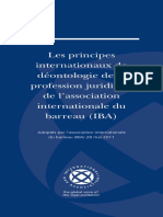 2430 - Principes Internationaux de Deontologie de La Profession Juridique