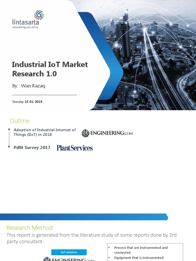 Industrial IoT Market Insights 2018 | PDF | Internet Of Things ...