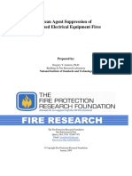 NFPA Research Report - Clean Agent Ener Elec Equip Fires - 2009