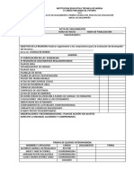 Acta de Seguimiento Evidencias y Libros Reglamentarios