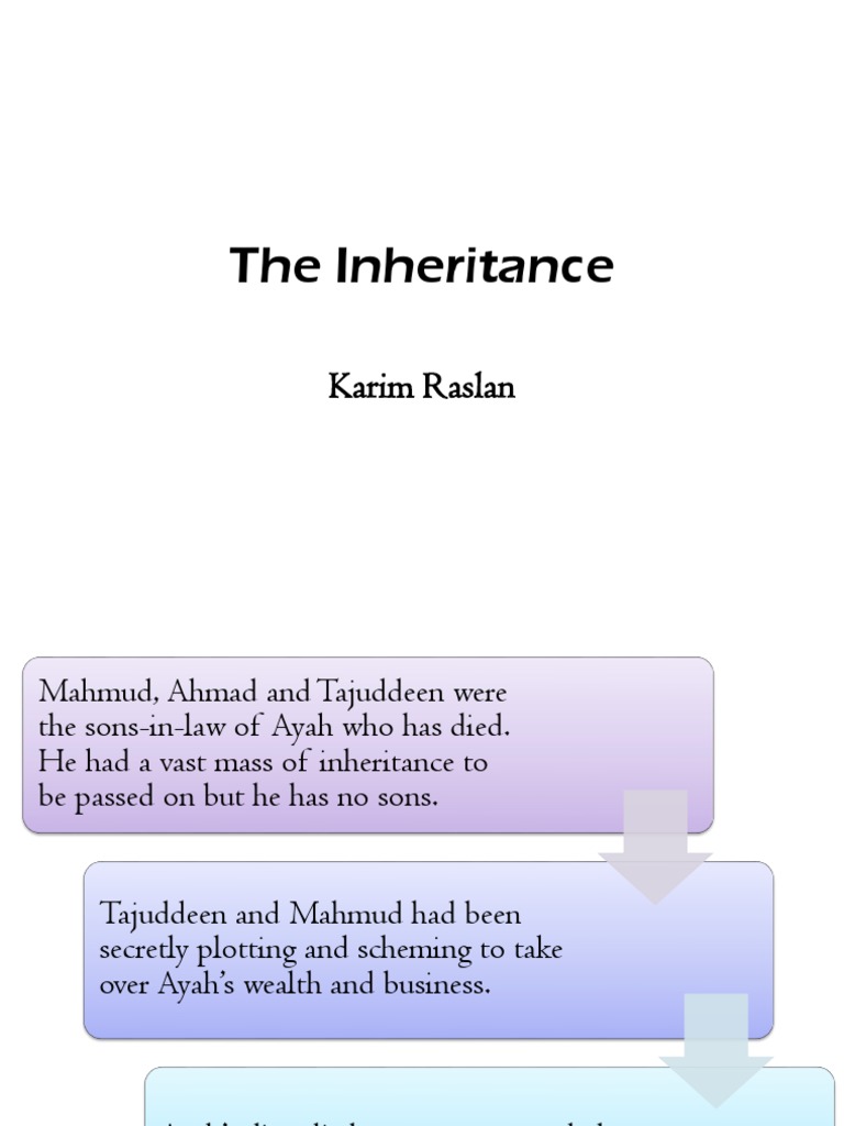 Inheritance Betrayal and Feminist Themes | PDF | Inheritance | Social ...