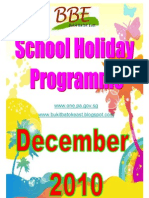 December 2010 School Holiday Pos