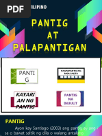 Pantig at Palapantigan