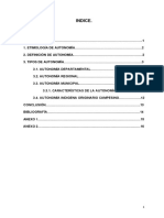 Autonomía gobiernos locales