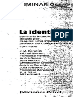 Levi-Strauss, Claude (Coord) - La Identidad (Parte 1-4) PDF
