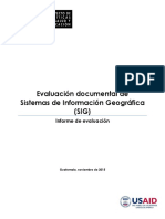 Evaluación de SIG para toma de decisiones