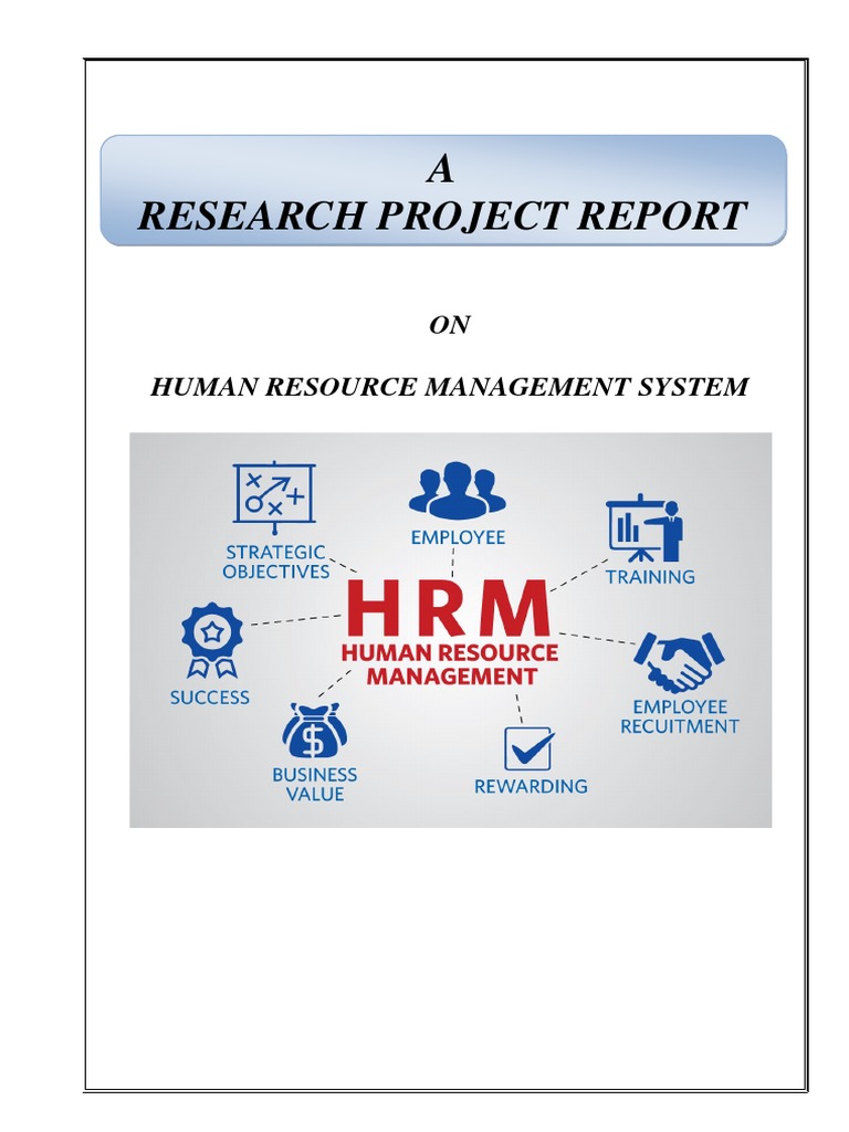 A Research Project Report: ON Human Resource Management System | PDF ...