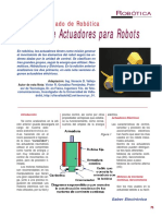 SE238 Lección 06 Tipos de Actuadores Para Robots