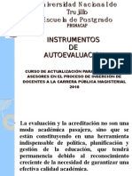 INSTRUMENTOS DE AUTOEVALUACION