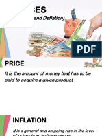 Prices: (Inflation and Deflation)