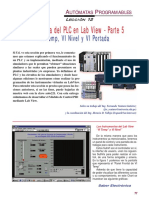 SE221 Lección 12 El Programa Del PLC en LabView 05 VI Temp, VI Nivel y VI Portada