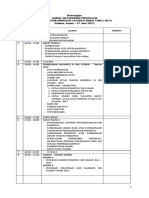 Rancangan Jadwal Acara Musprov