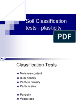 Soil Classification Tests - Plasticity