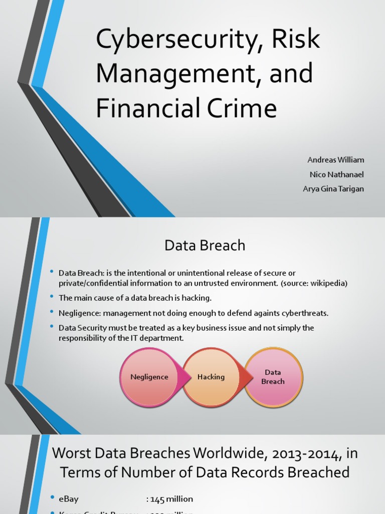 Cybersecurity Risks and Data Breach Insights | PDF | Computer Security ...