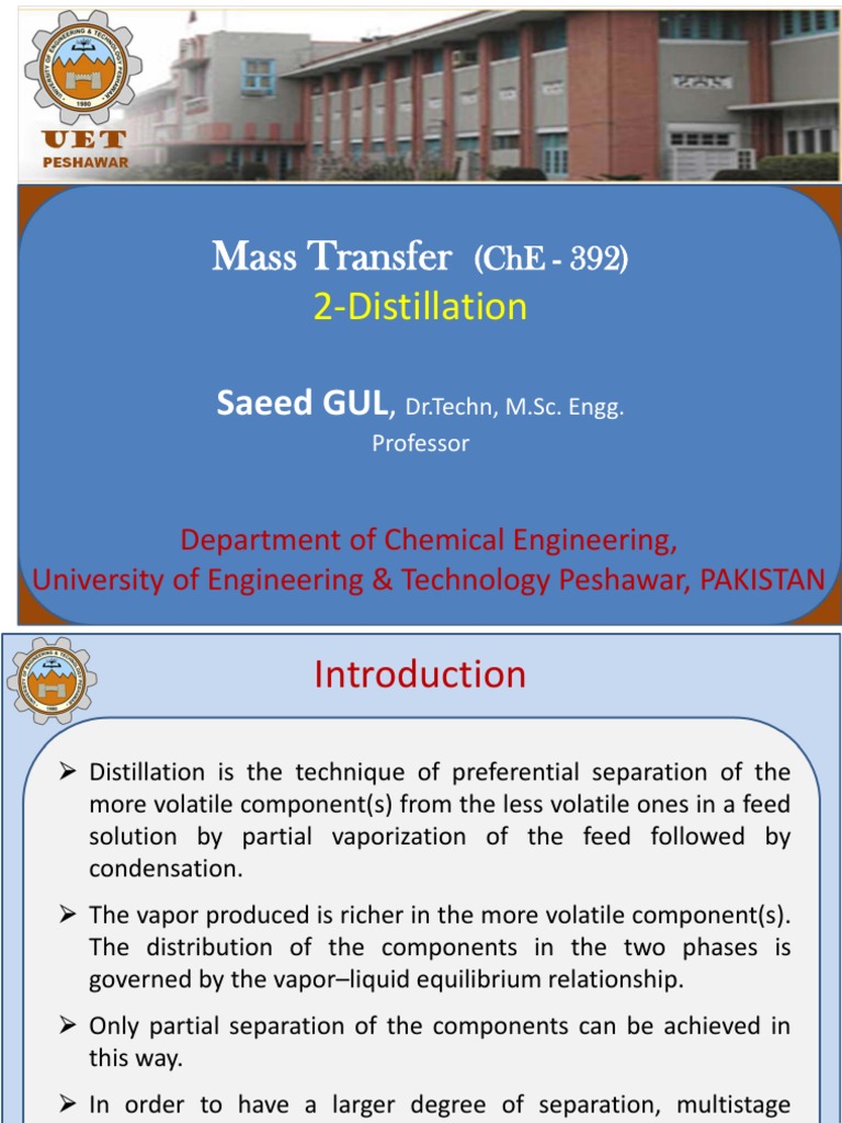 2 Distillation PDF Distillation Branches Of Thermodynamics