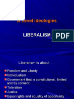 A Level Ideologies Liberalism
