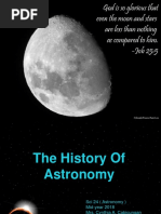 History of Astronomy