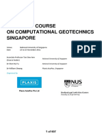 Plaxis Advanced Computational Geotechnics-Singapore 2011 (Compiled) PDF