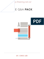 The Q&A Pack: By: C Hris Lee