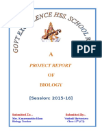 Project Report: OF Biology