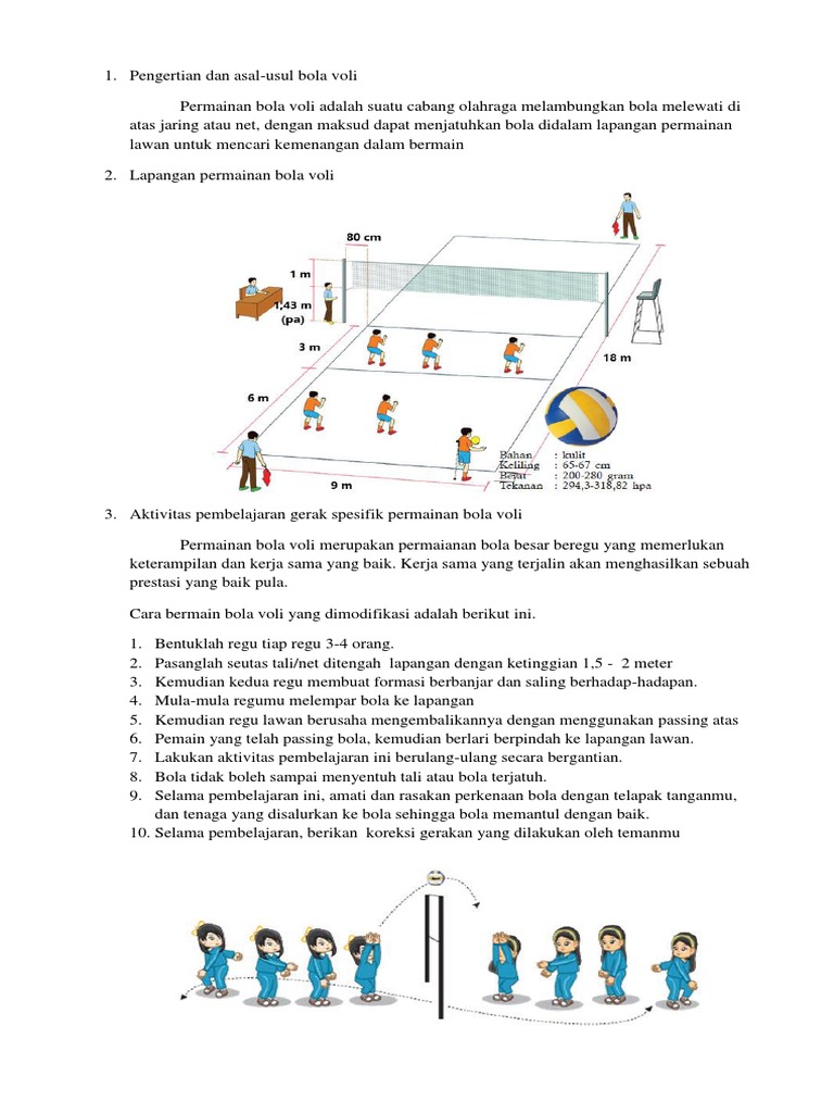 Pengertian Bola Voli