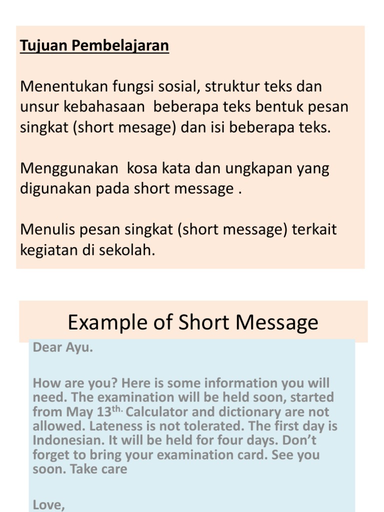 Short Message Verb Syntactic Relationships