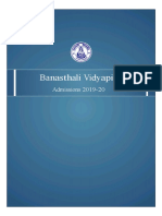 Banasthali Vidyapith Admissions Guide