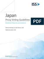 Japan Voting Guidelines