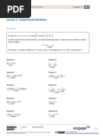 Math g8 m1 Topic A Lesson 1 Student