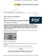 Water Temperature Regulator - Remove & Install
