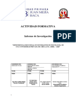 Dependencia Emocional en Estudiantes de Psicología, de Una Universidad Privada de Chiclayo, Abril - 2018