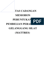 Kertas Cadangan Memohon Peruntukan Dihantar