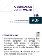 Good Governance DLM Askes Wajib: by Dwi Noerjoedianto SKM M.Kes Email