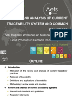 ANDRE Review and Analysis of Current Traceability Systems