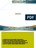 Konsep Dasar Manajemen Pendidikan