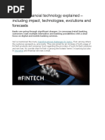 Research About The Impact of Fintech Internationally