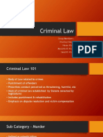 Criminal Law Group Project on Murder Cases