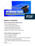 Mix Tricks Module 5 Checklists