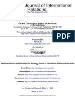 Ringmar, E. (1996). On the ontological status of the state. In European Journal of International Relations, Vol. 2, pp. 439-466..pdf